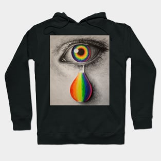 Rainbow tears Hoodie